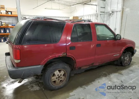 1997 Chevrolet Blazer из США, поврежденный, VIN 1GNDT13WXV2224393